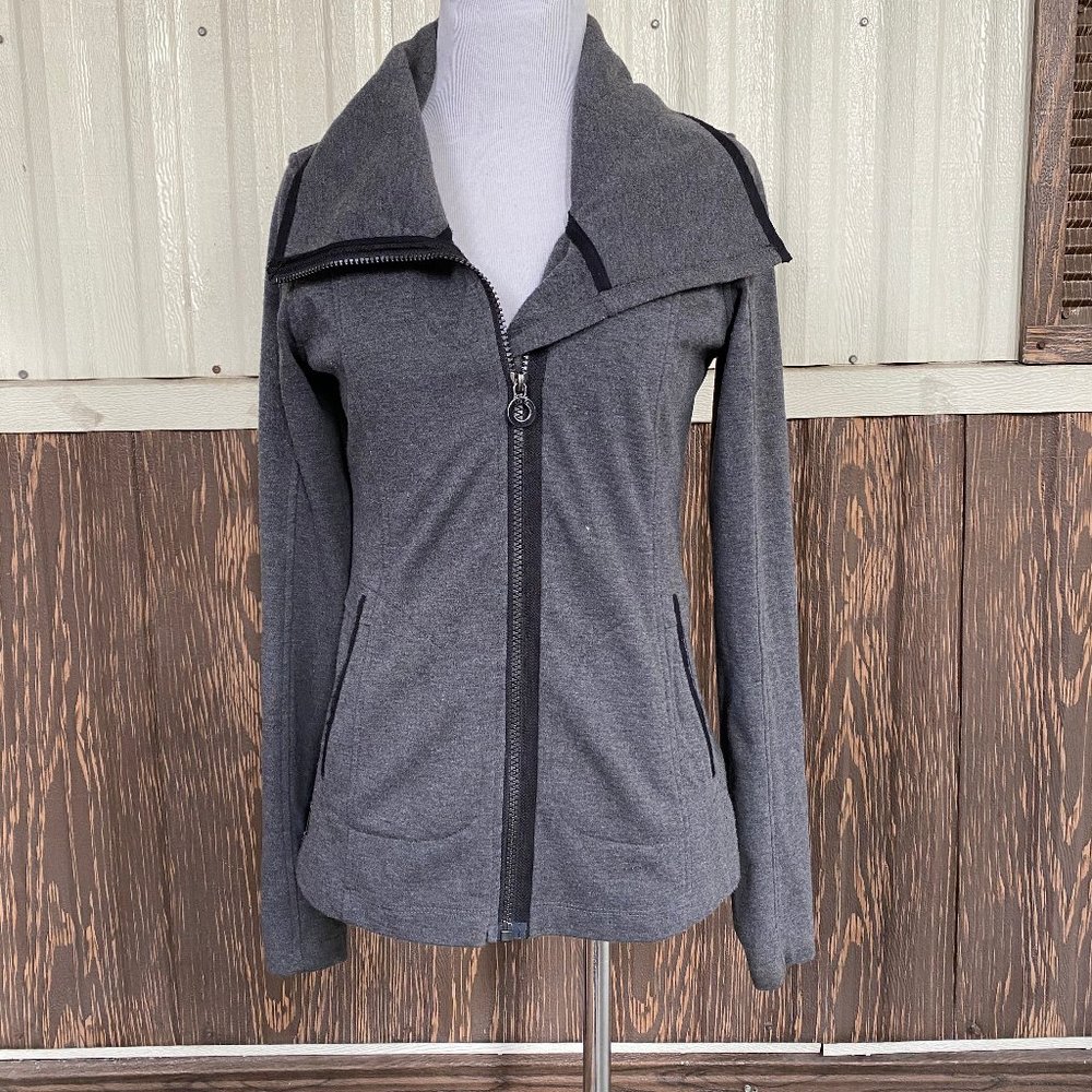 LOLE full zip jacket asymmetrical collar size S